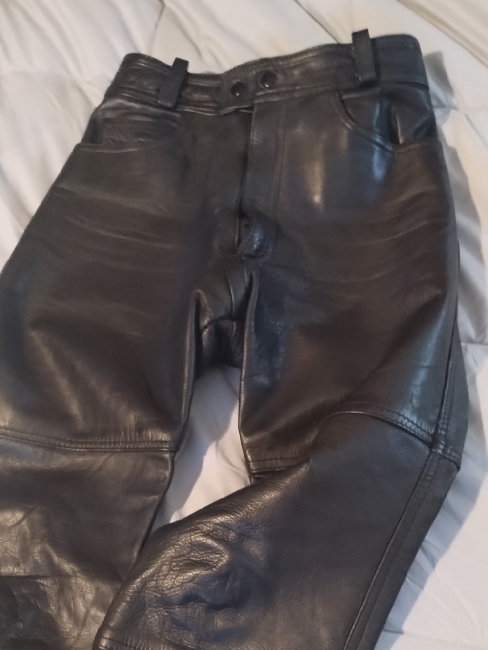 Black Leather Pants